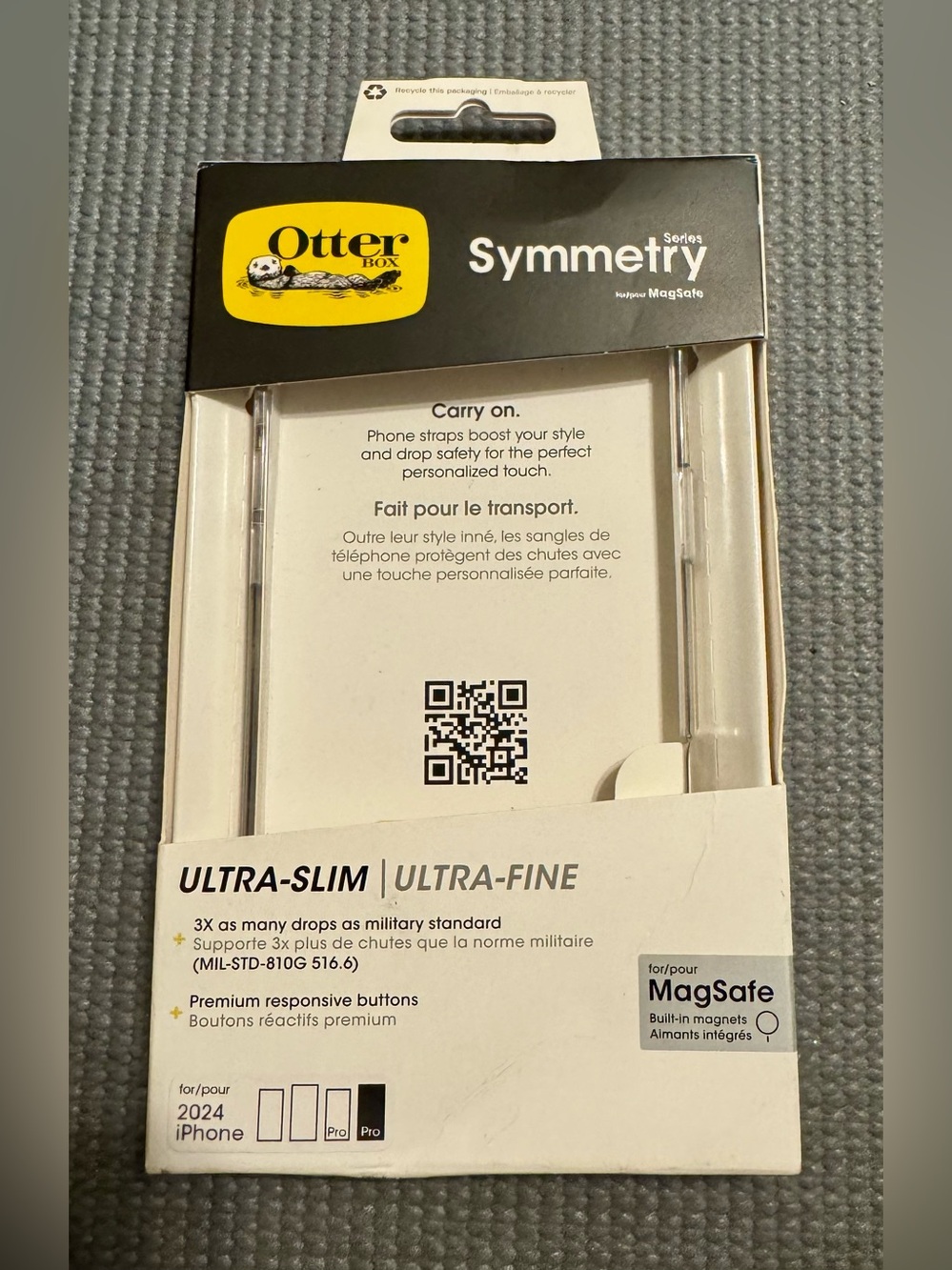 OtterBox Symmetry Series Clear Case for iPhone 16 Pro. An ultra-slim, sleek, - Picture 11 of 13